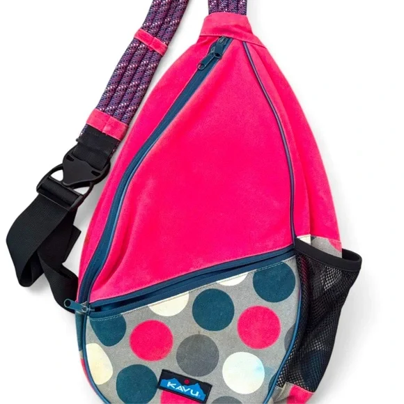 Kavu | Bags | Pink Kavu Rope Strap Sling Bag With Multiple  display picture 1